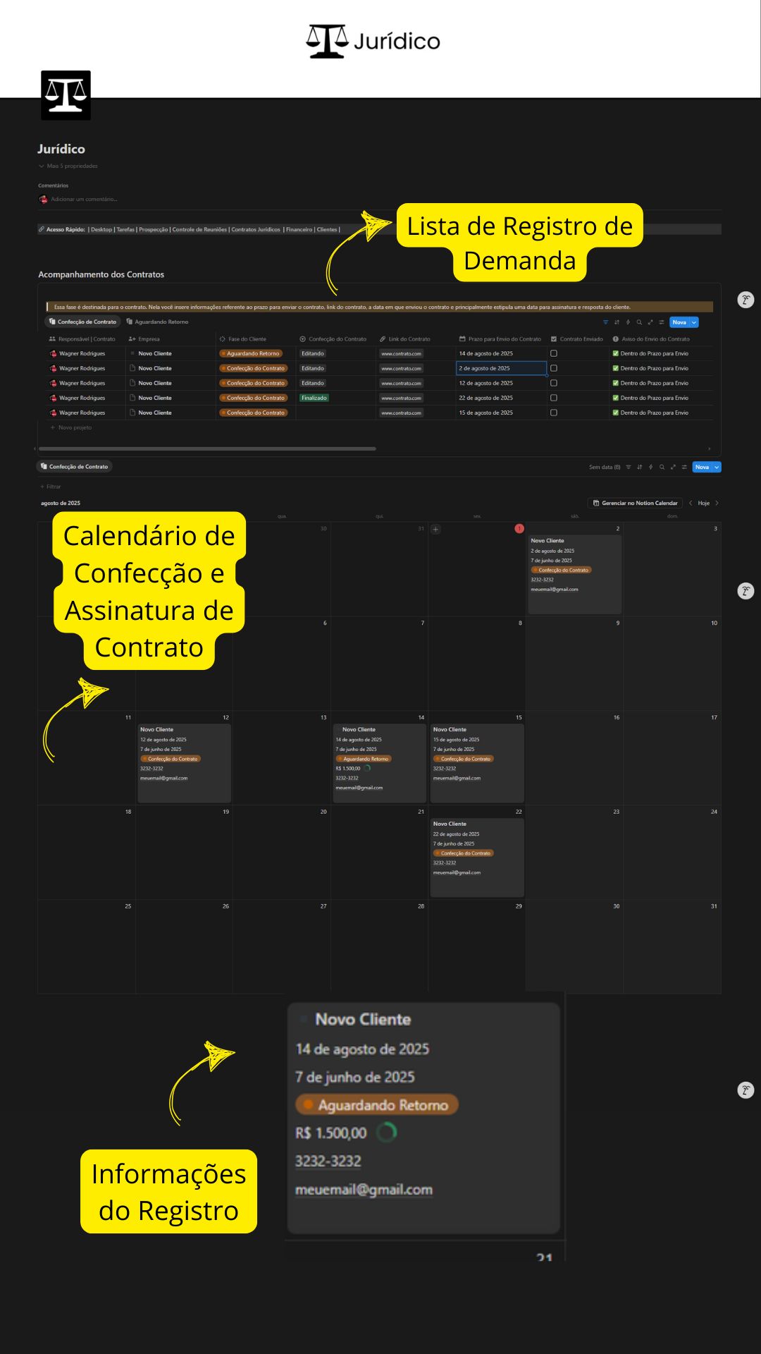 Ferramenta de gestão de tráfego para empresas Notion para controle de clientes e campanhas Gestão de tráfego digital com Notion Notion pronto para gestores de tráfego Notion para marketing digital